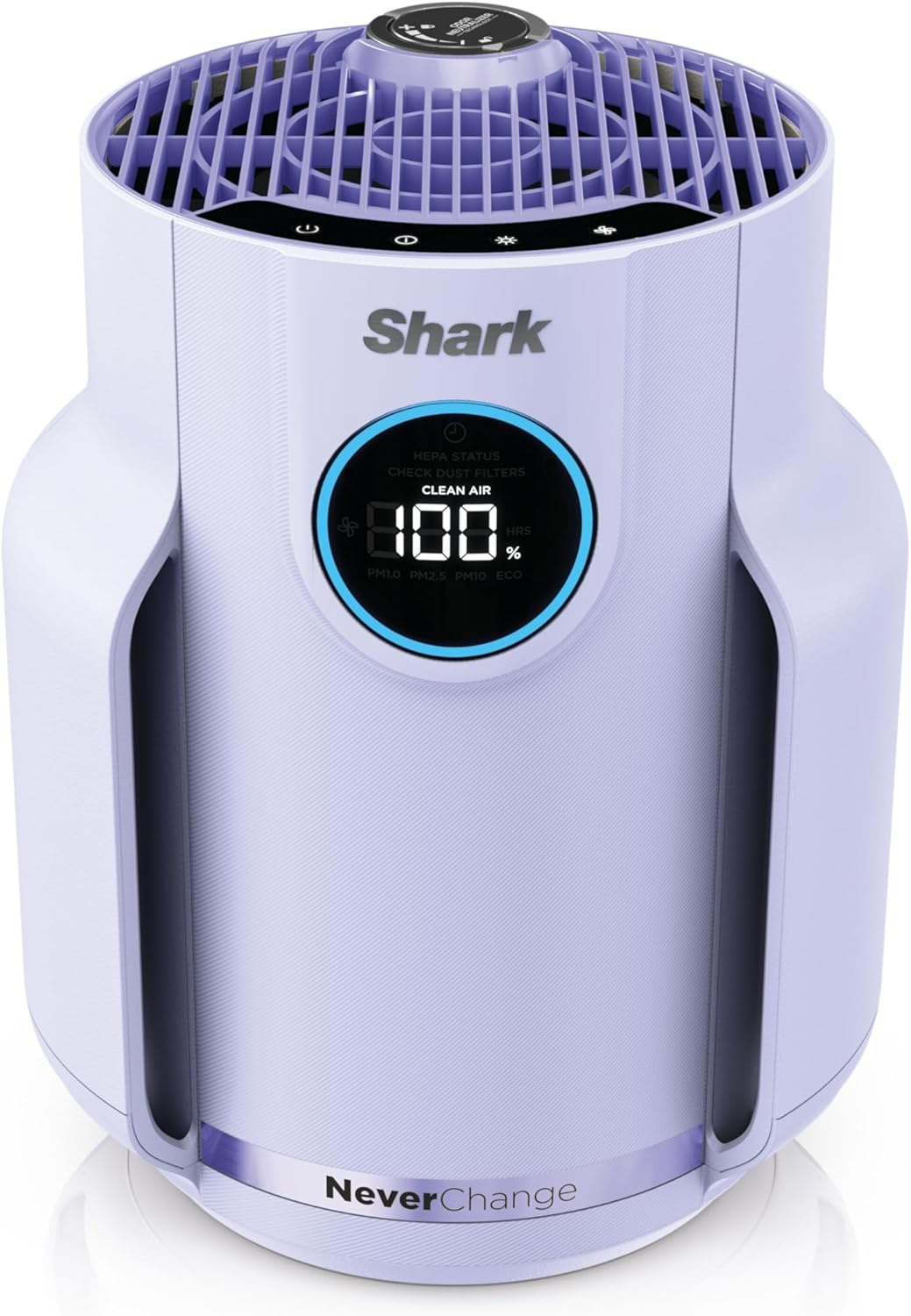 Home purifier with NeverChange HEPA air filter for multi-room powerful purification, filters smoke and captures 99.98% of particles and dust
