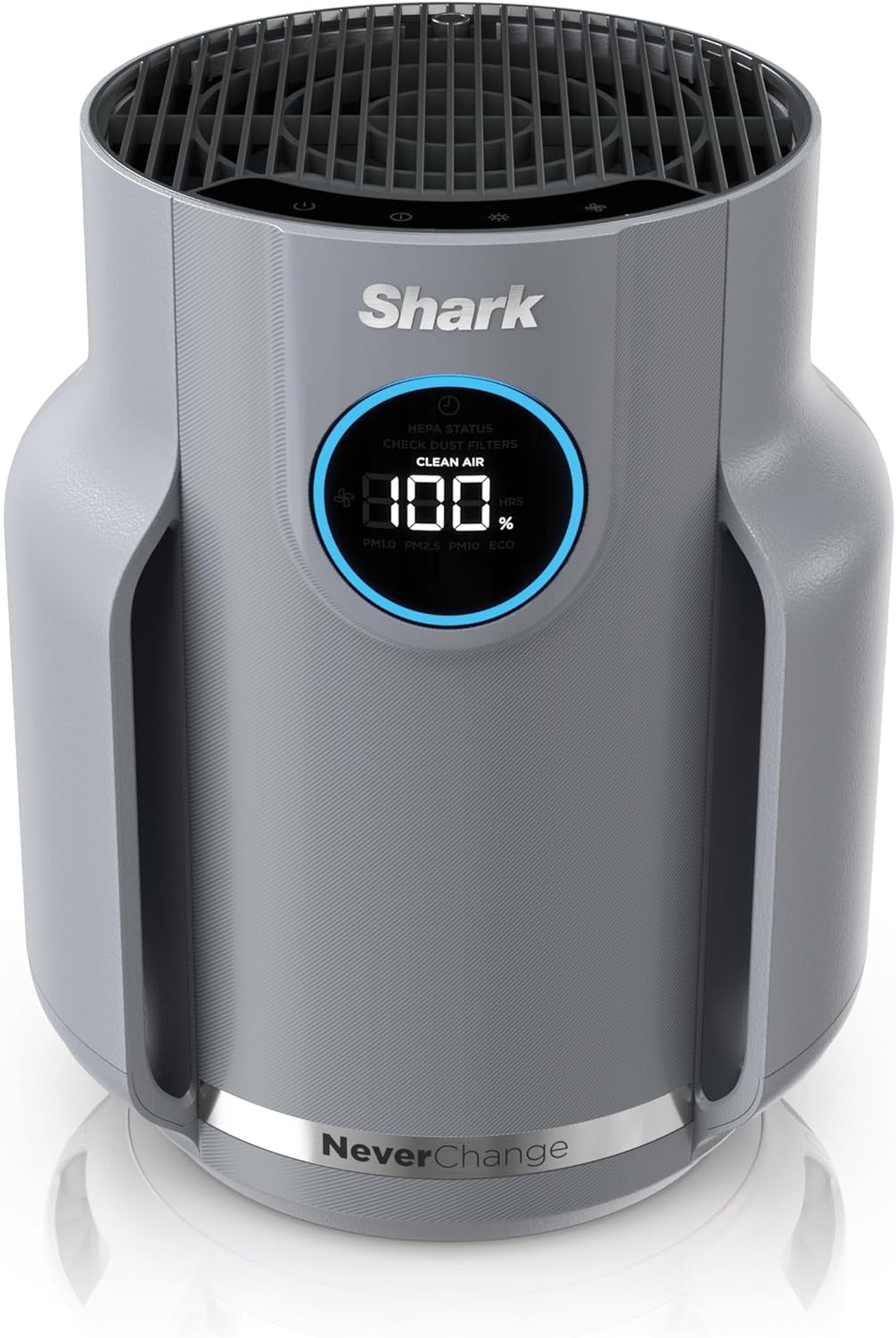 Home purifier with NeverChange HEPA air filter for multi-room powerful purification, filters smoke and captures 99.98% of particles and dust